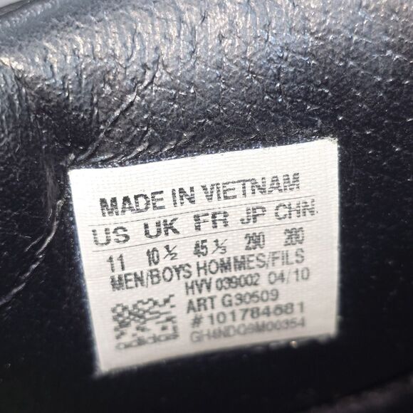 David Beckham x adidas Neo Black Men's Size 11 Black Leather Shoes (G30509) READ - Picture 12 of 12